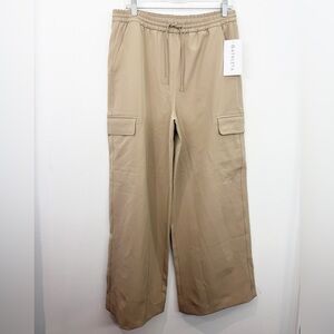 Athleta Promenade Cargo Pant Tan Size Medium NWT